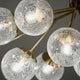 Silvarious 48" 12-Light Linear Convertible Chandelier