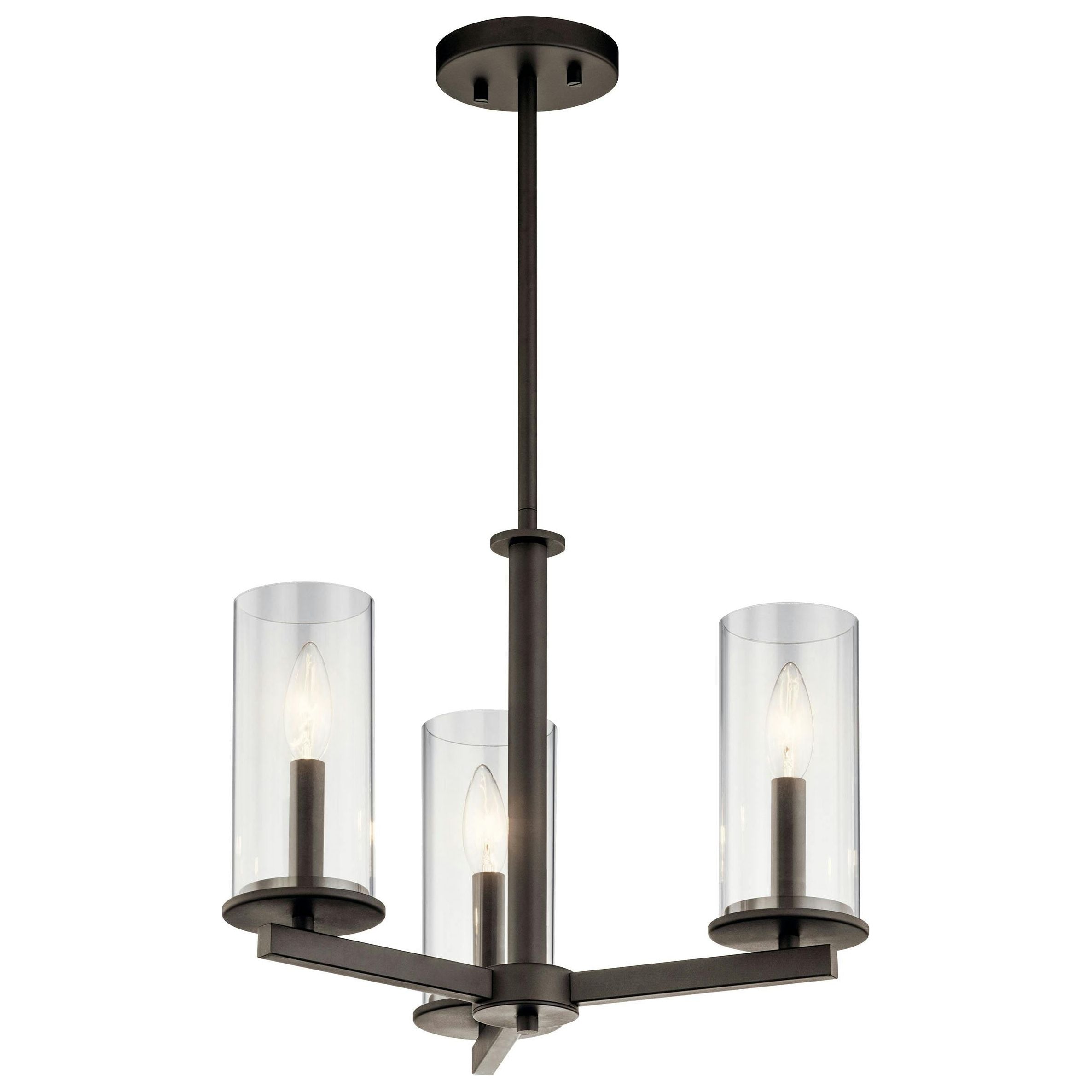 Crosby 14" 3-Light Convertible Semi Flush Mount