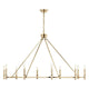Carrick 54.25" 10-Light Chandelier