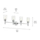 Madden 34" 4-Light Vanity