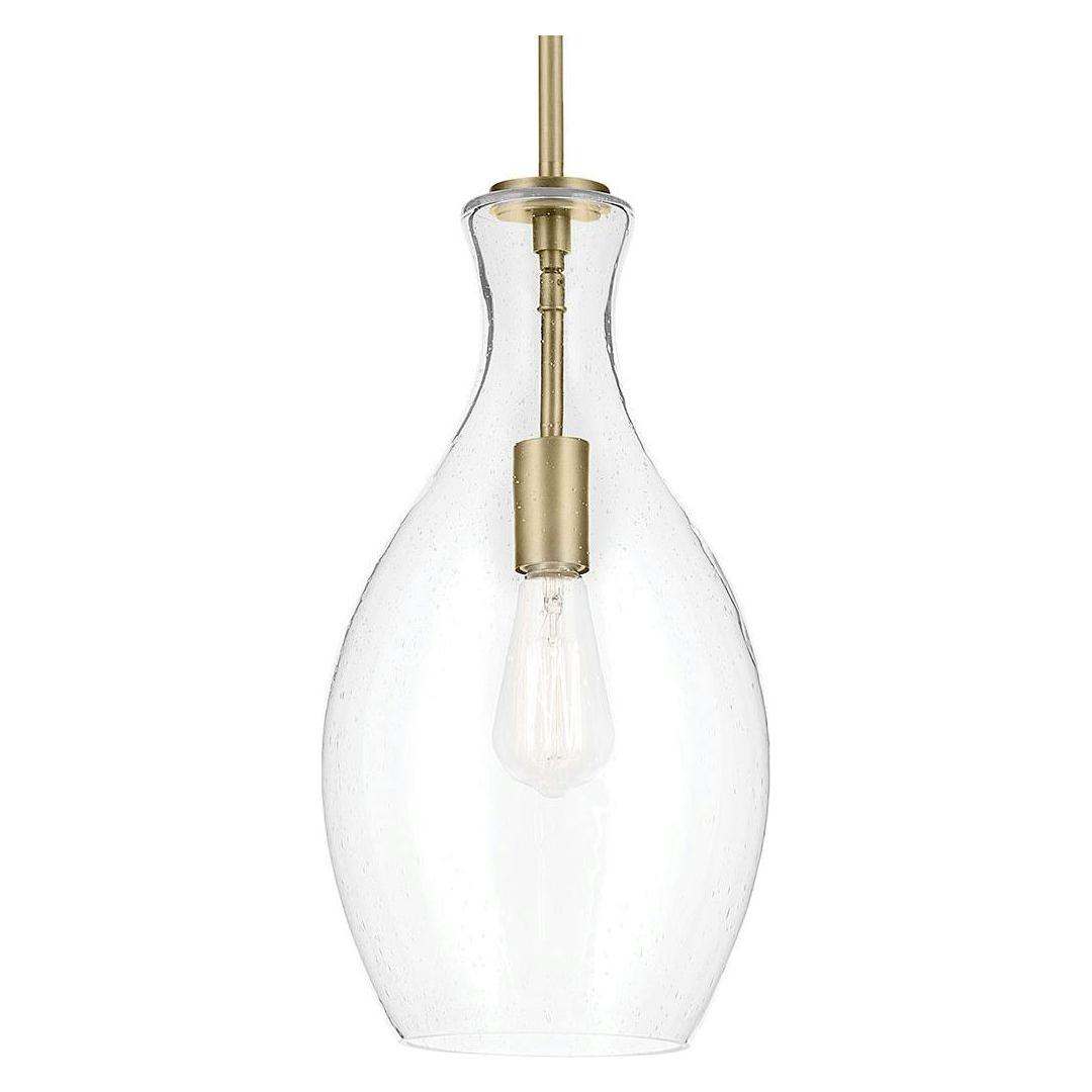 Everly 17.75" 1-Light Hour Glass Pendant