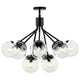 Silvarious 30" 12-Light Convertible Chandelier