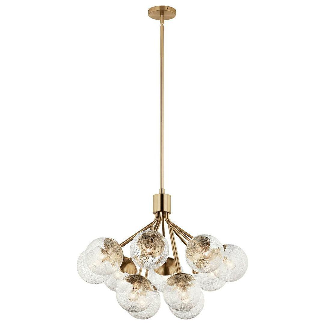 Silvarious 30" 12-Light Convertible Chandelier