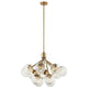 Silvarious 30" 12-Light Convertible Chandelier