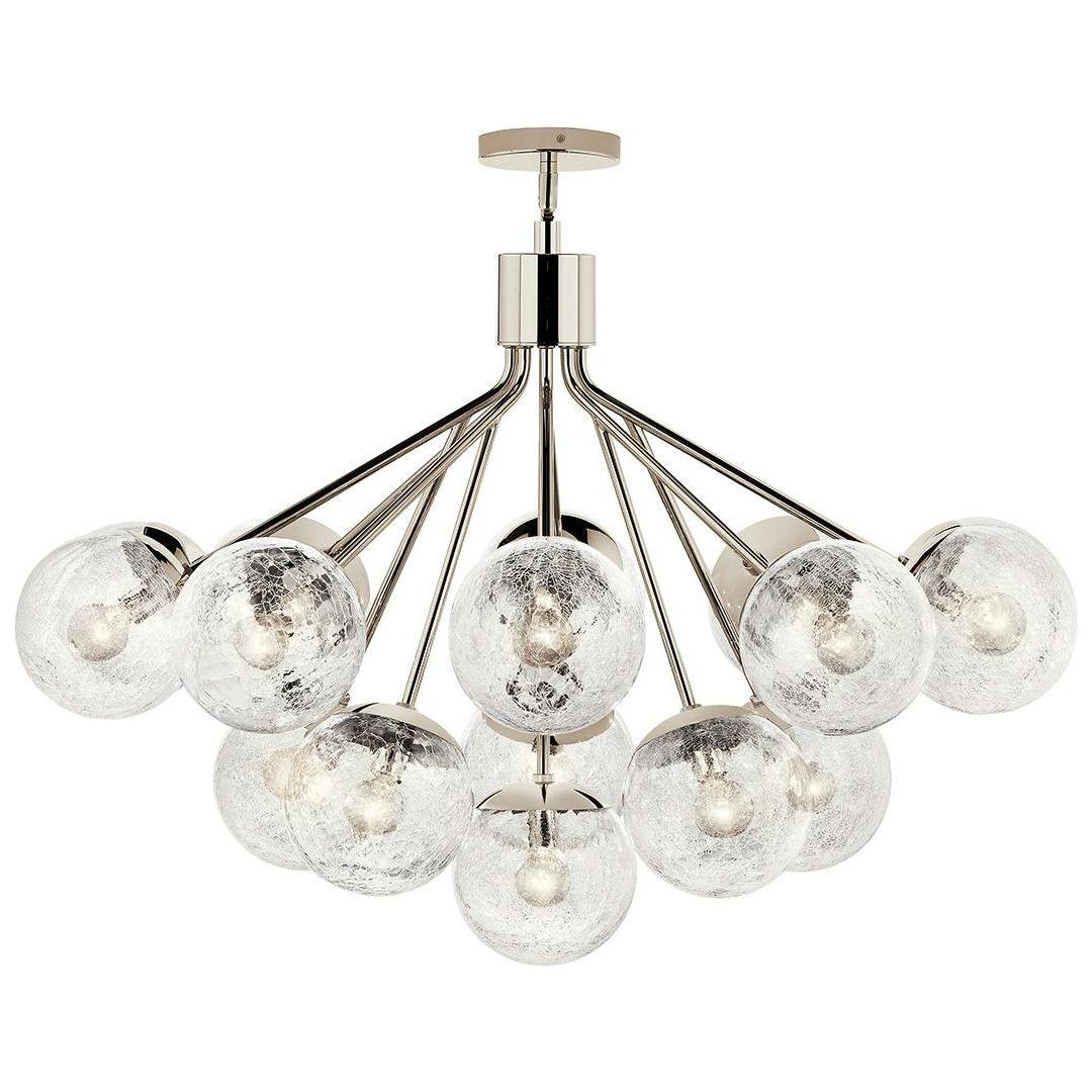 Silvarious 38" 16-Light Convertible Chandelier