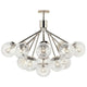 Silvarious 38" 16-Light Convertible Chandelier
