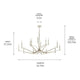 Malene 52.75" 14-Light 2-Tier Chandelier