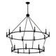 Carrick 54.25" 18-Light 2-Tier Chandelier