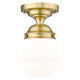 Vaughn 1-Light 10" Flush Mount