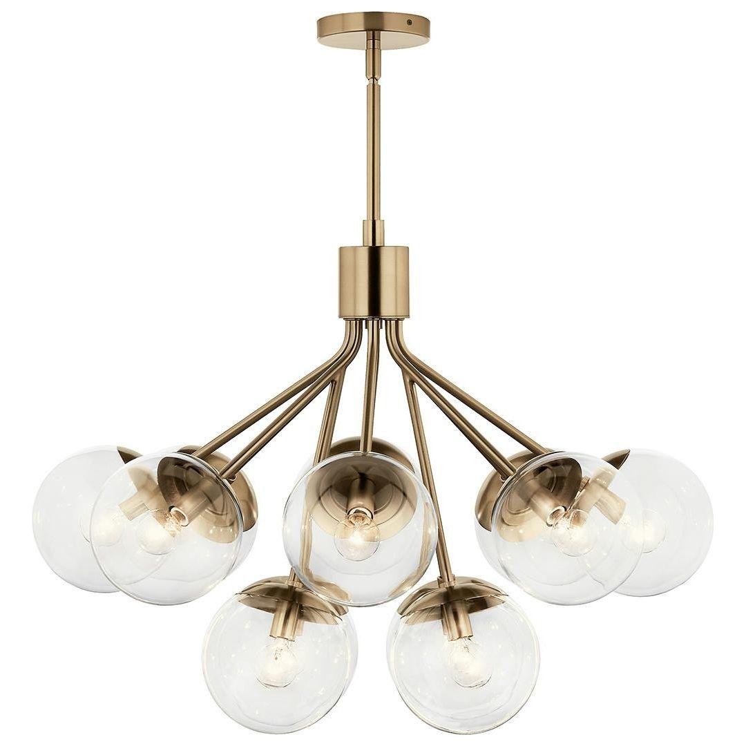 Silvarious 30" 12-Light Convertible Chandelier