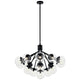 Silvarious 38" 16-Light Convertible Chandelier
