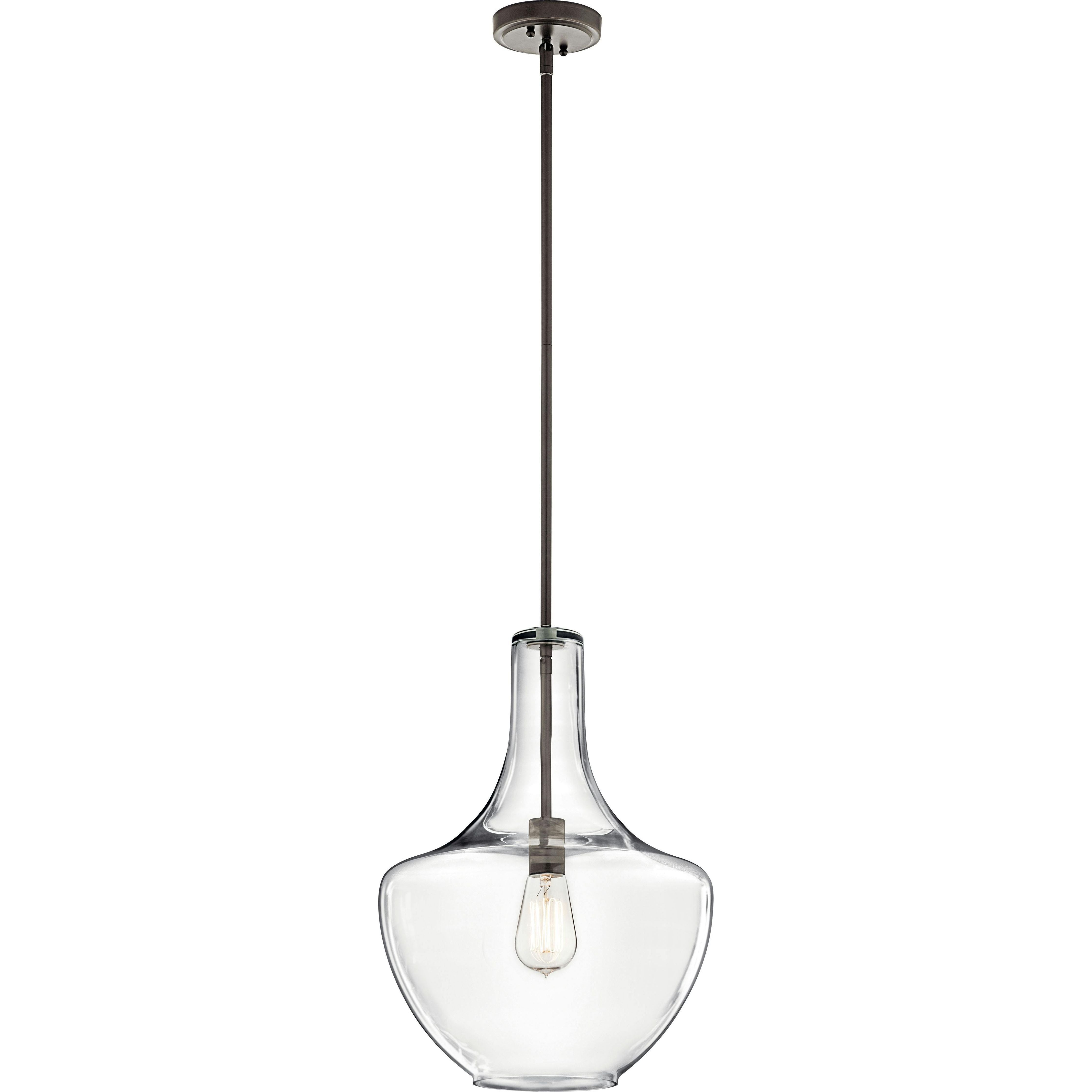 Everly 19.75" 1-Light Bell Pendant