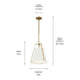 Etcher 13" 1-Light Pendant