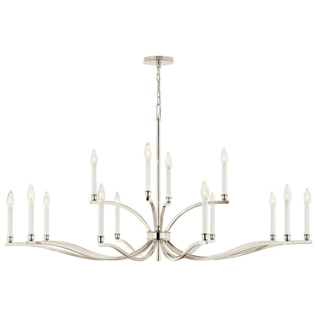 Malene 52.75" 14-Light 2-Tier Chandelier