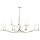 Malene 52.75" 14-Light 2-Tier Chandelier
