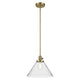 Avery 11.75" 1-Light Cone Pendant