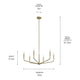 Madden 32" 6-Light Chandelier