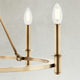 Carrick 54.25" 18-Light 2-Tier Chandelier