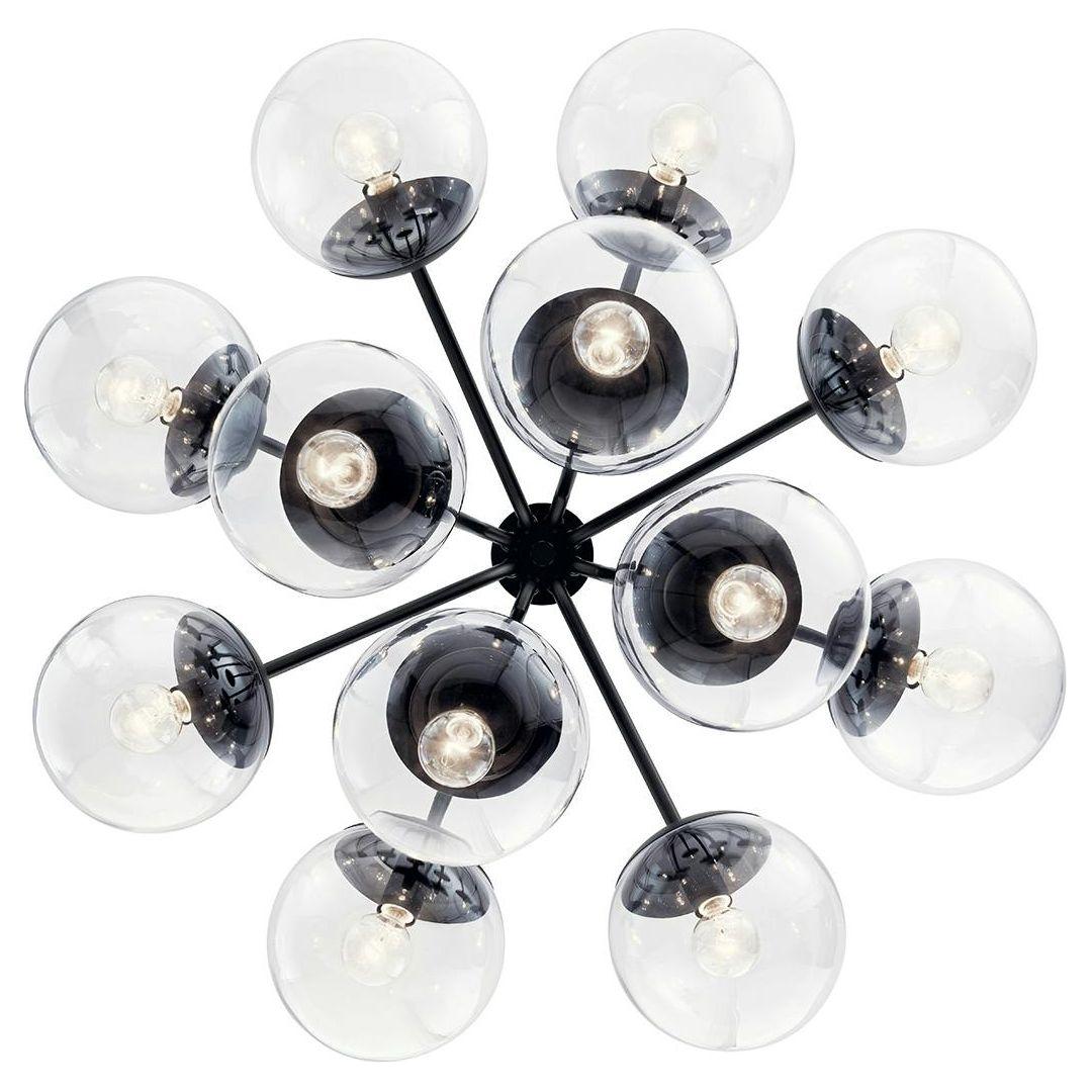 Silvarious 30" 12-Light Convertible Chandelier