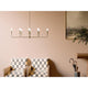 Alvaro 45.5" 8-Light Linear Chandelier