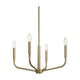 Madden 20" 4-Light Convertible Chandelier