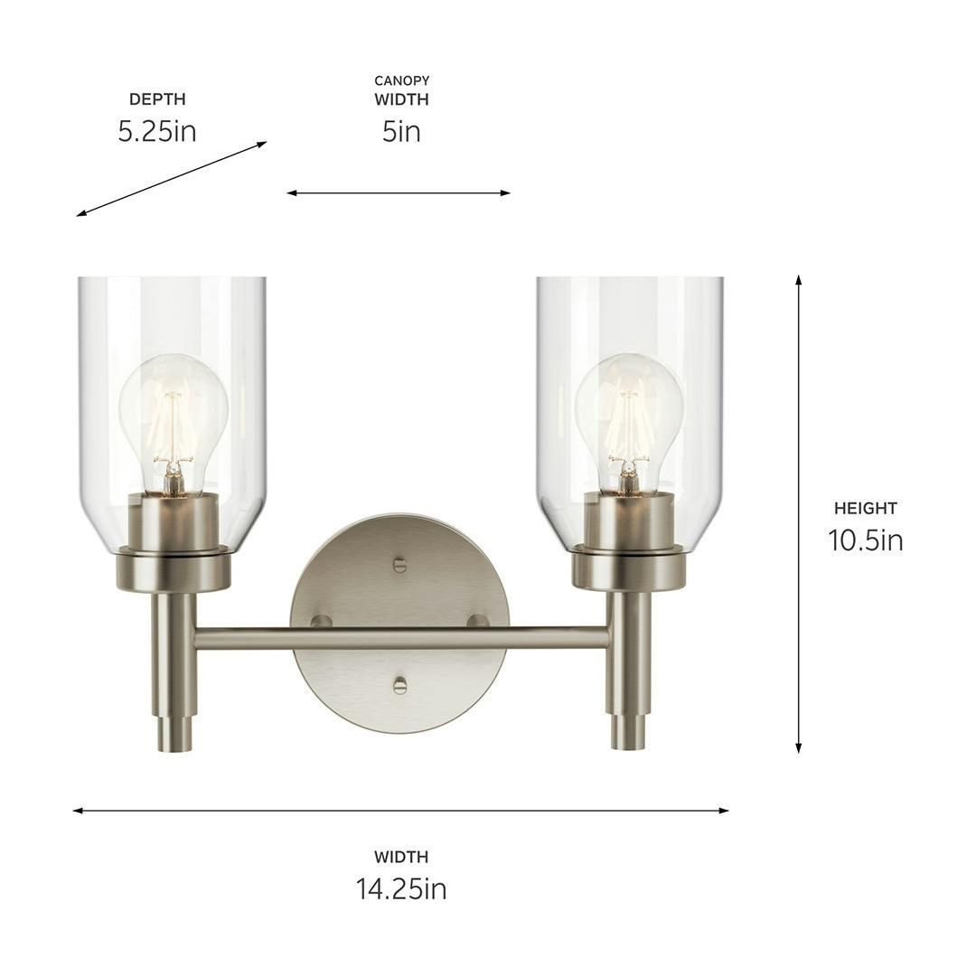 Madden 14.25" 2-Light Vanity