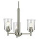 Shailene 15.25" 3-Light Mini Chandelier