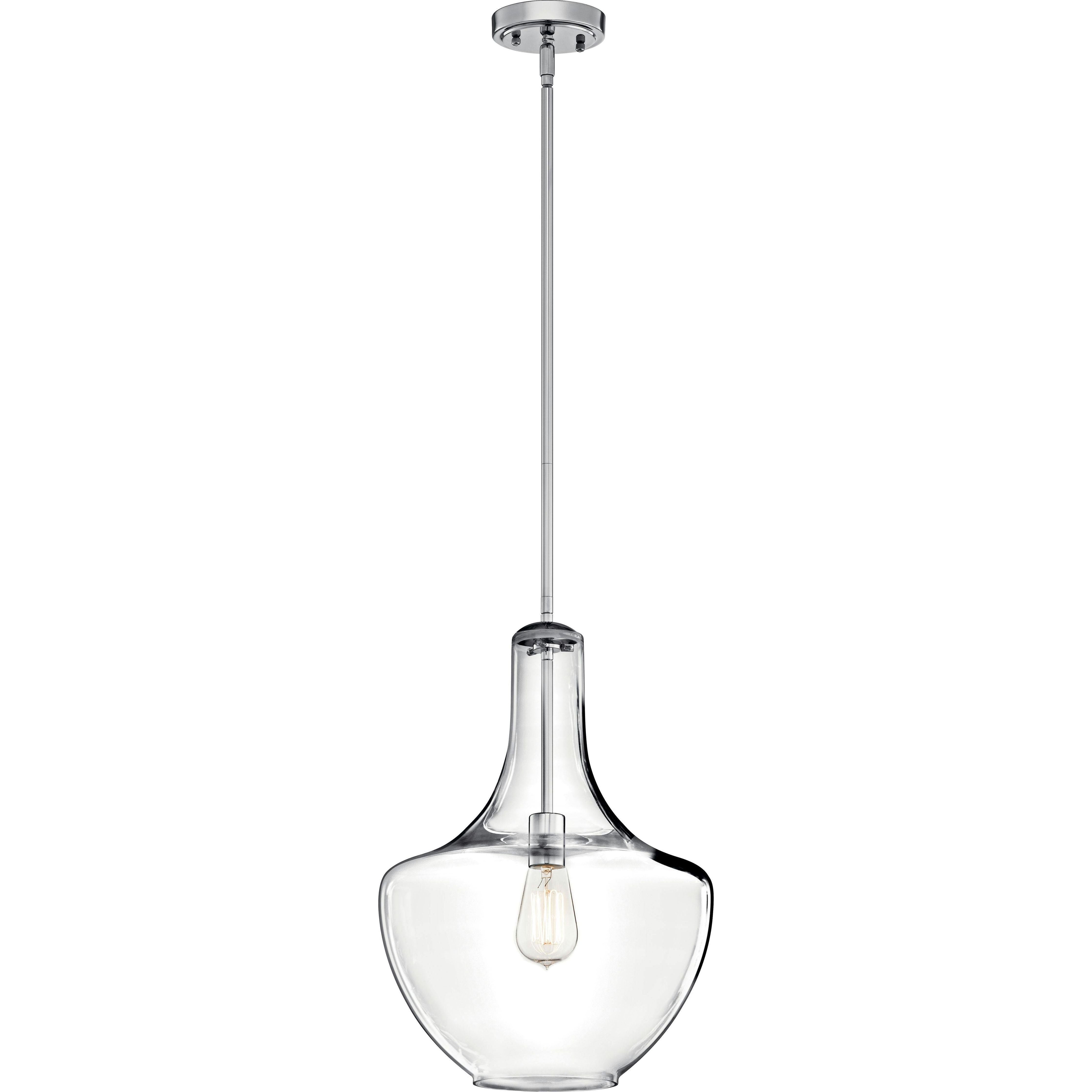 Everly 19.75" 1-Light Bell Pendant