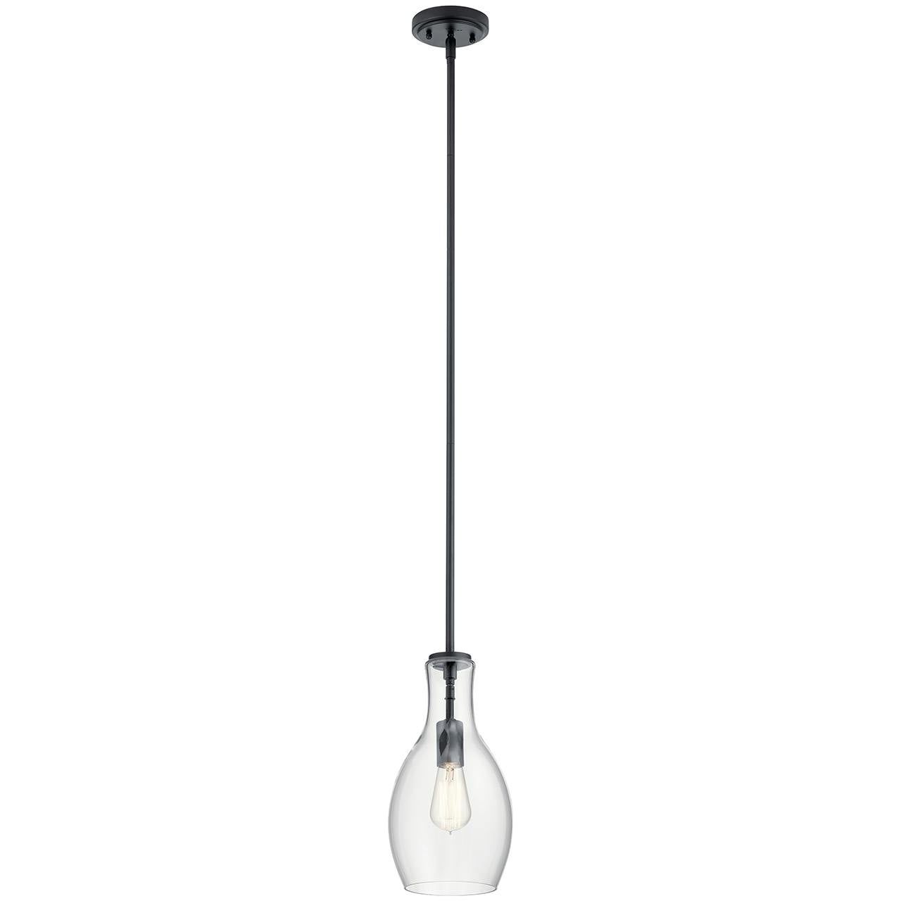 Everly 13.75" 1-Light Hour Glass Pendant