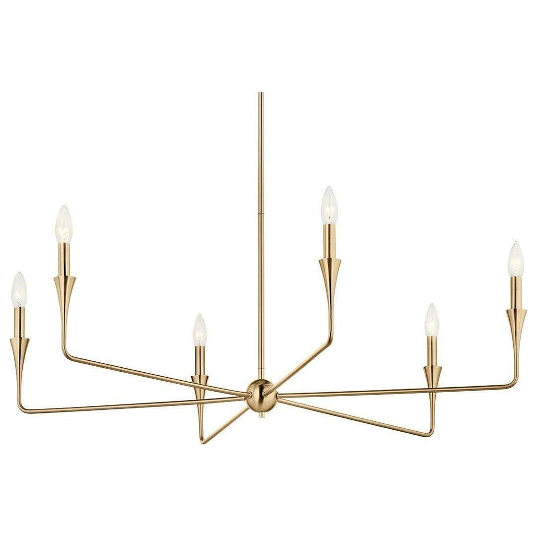 Alvaro 40" 6-Light Chandelier