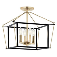 Eisley 14" 4-Light Semi Flush Mount