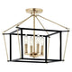 Eisley 14" 4-Light Semi Flush Mount