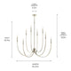 Malene 45.25" 8-Light Foyer Chandelier