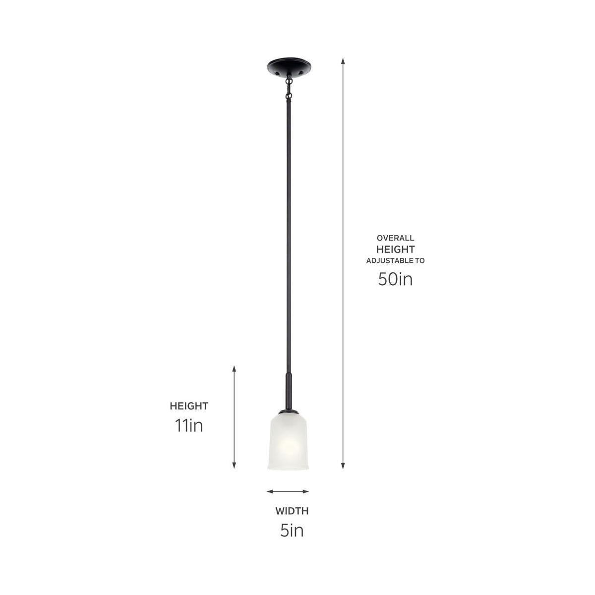 Shailene 11.25" 1-Light Mini Pendant