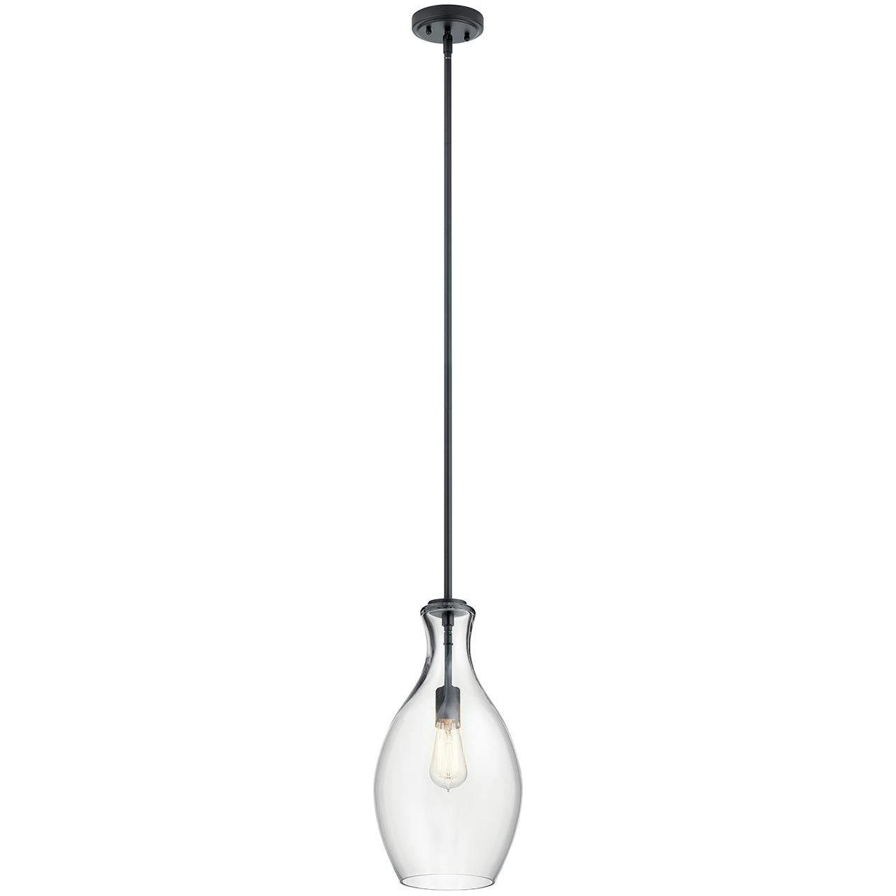 Everly 17.75" 1-Light Hour Glass Pendant