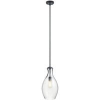Everly 17.75" 1-Light Hour Glass Pendant