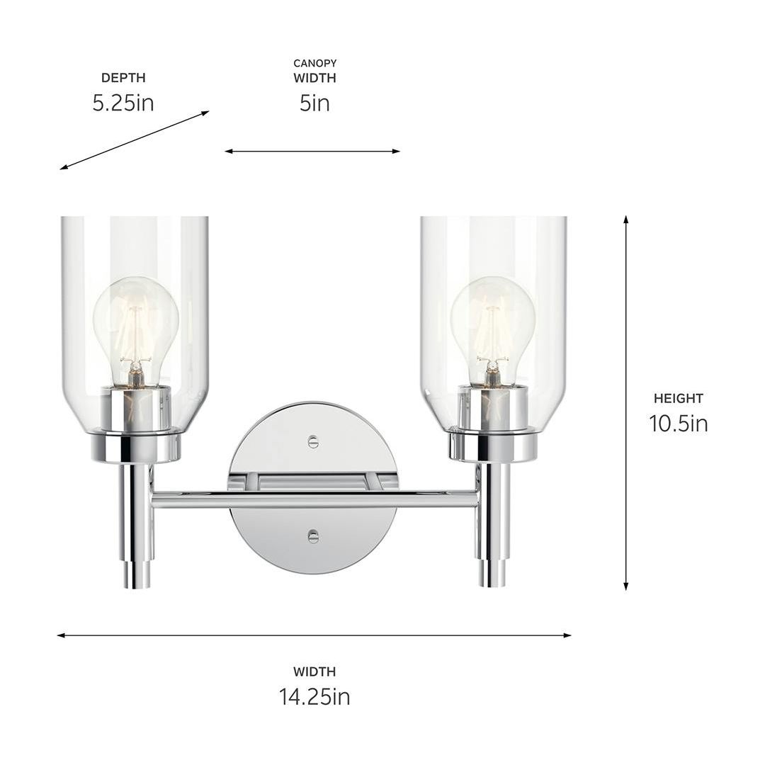 Madden 14.25" 2-Light Vanity