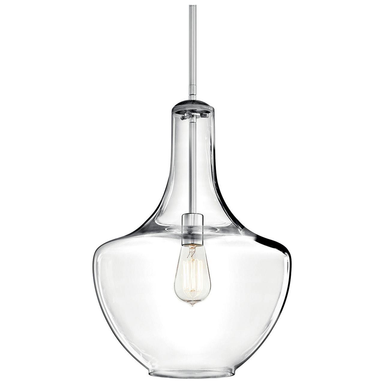 Everly 19.75" 1-Light Bell Pendant