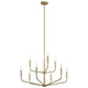 Madden 32" 9-Light 2-Tier Chandelier