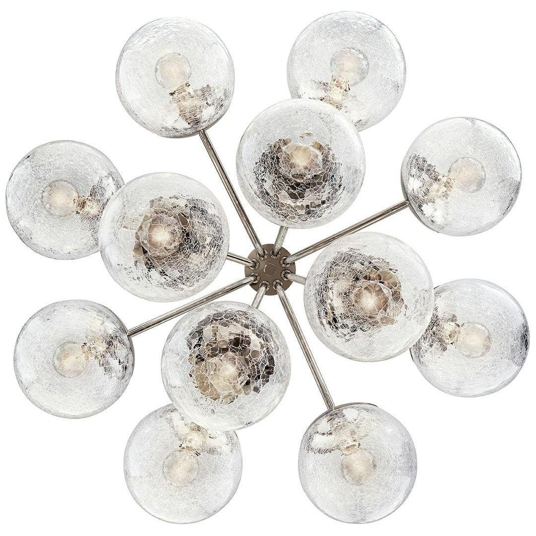 Silvarious 30" 12-Light Convertible Chandelier