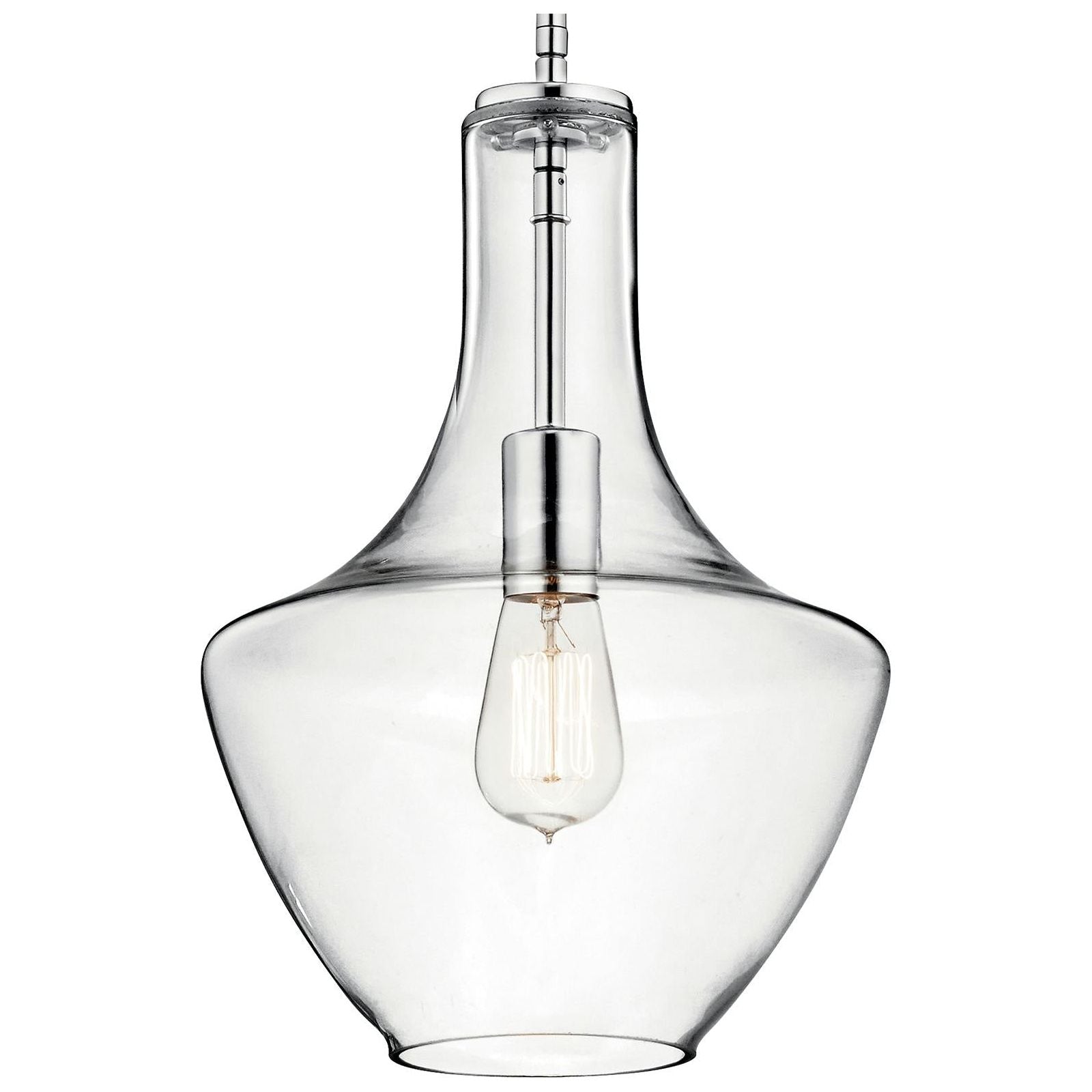 Everly 15.25" 1-Light Bell Pendant