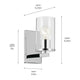 Crosby 4.5" 1-Light Wall Sconce