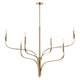 Livadia 47.25" 6-Light Chandelier