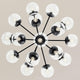 Silvarious 38" 16-Light Convertible Chandelier