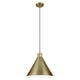 Zailey 14.25" 1-Light Cone Pendant