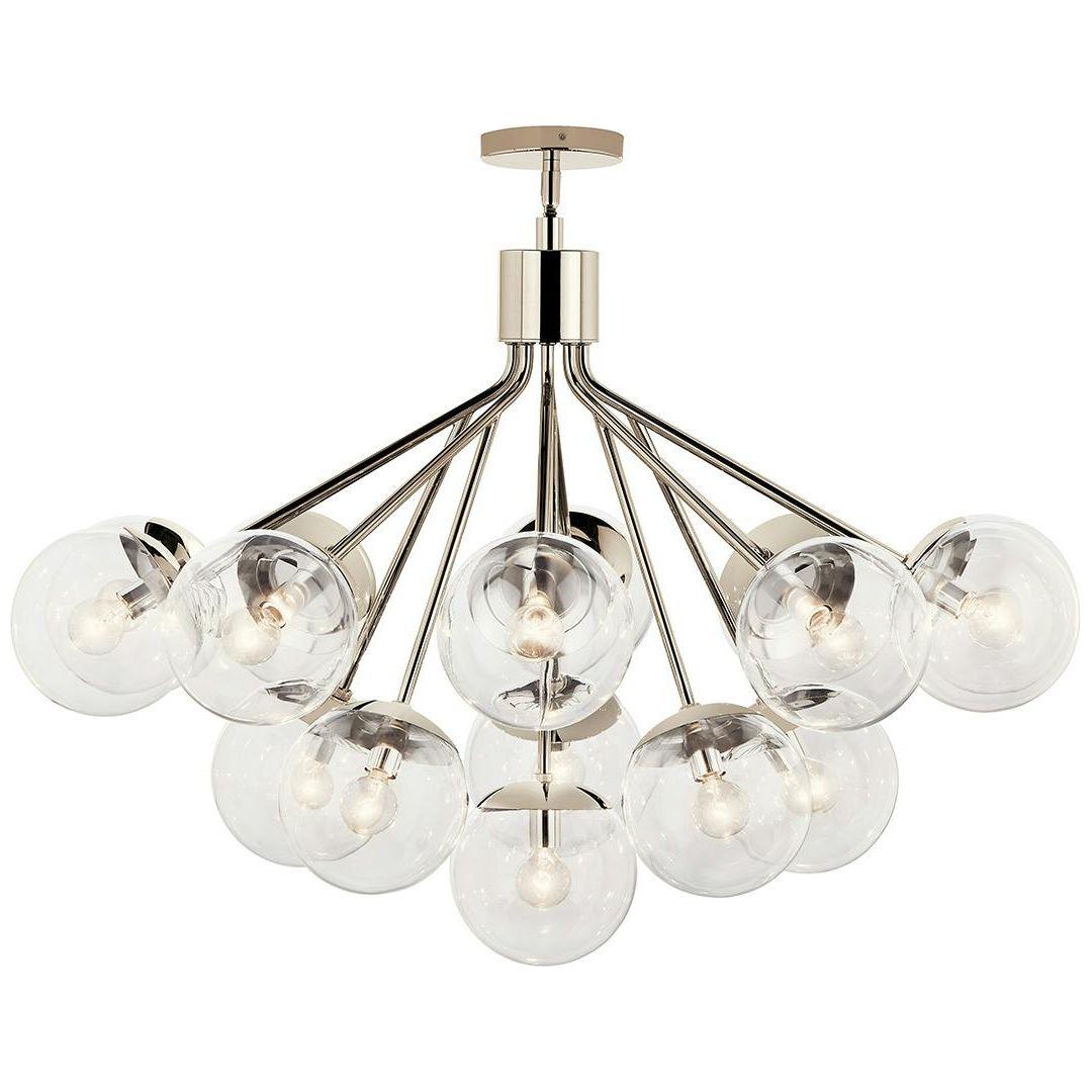 Silvarious 38" 16-Light Convertible Chandelier