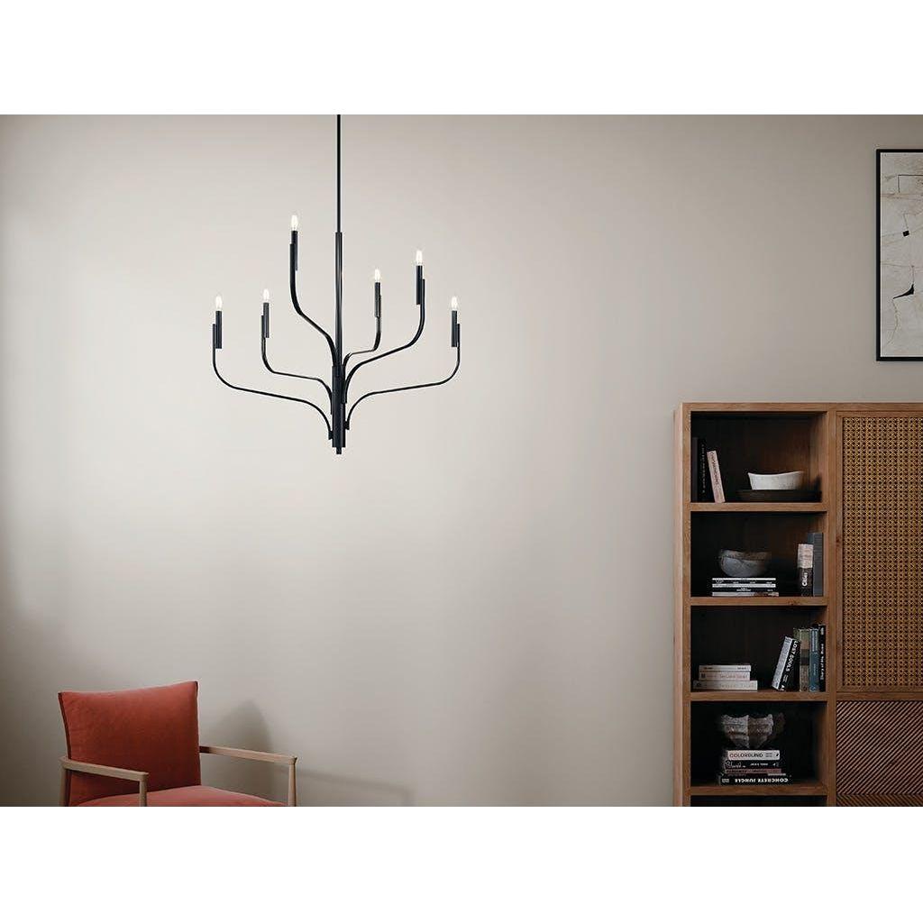 Livadia 36.25" 6-Light Chandelier