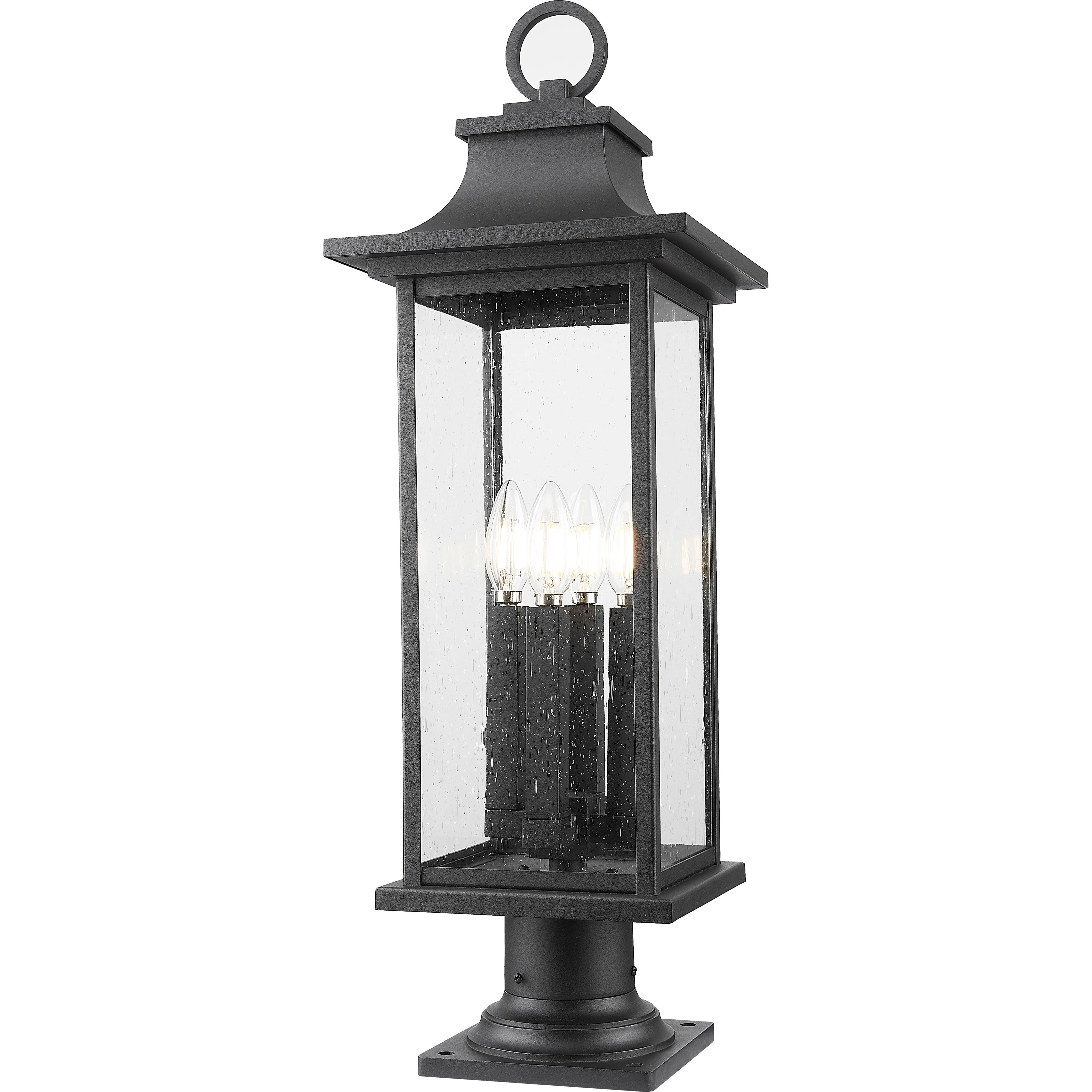 Tiberius 4-Light Outdoor Pier Mounted Fixture