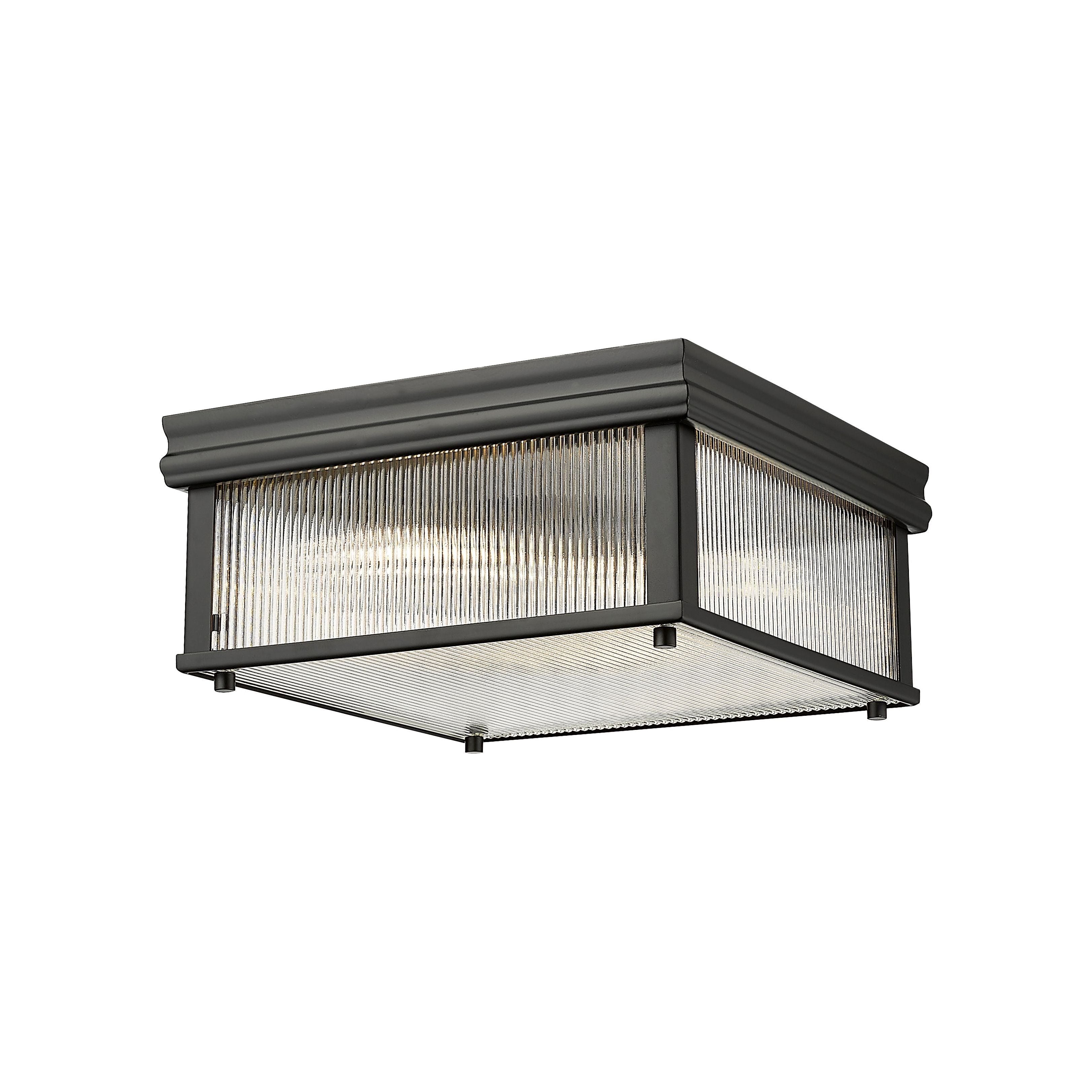 Carnaby 2-Light 13" Square Flush Mount