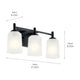 Shailene 21" 3-Light Vanity Light